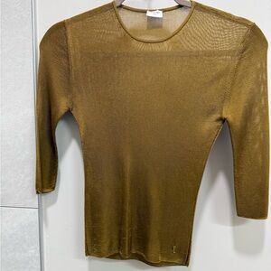 YSL Cassandre Knitted Top small